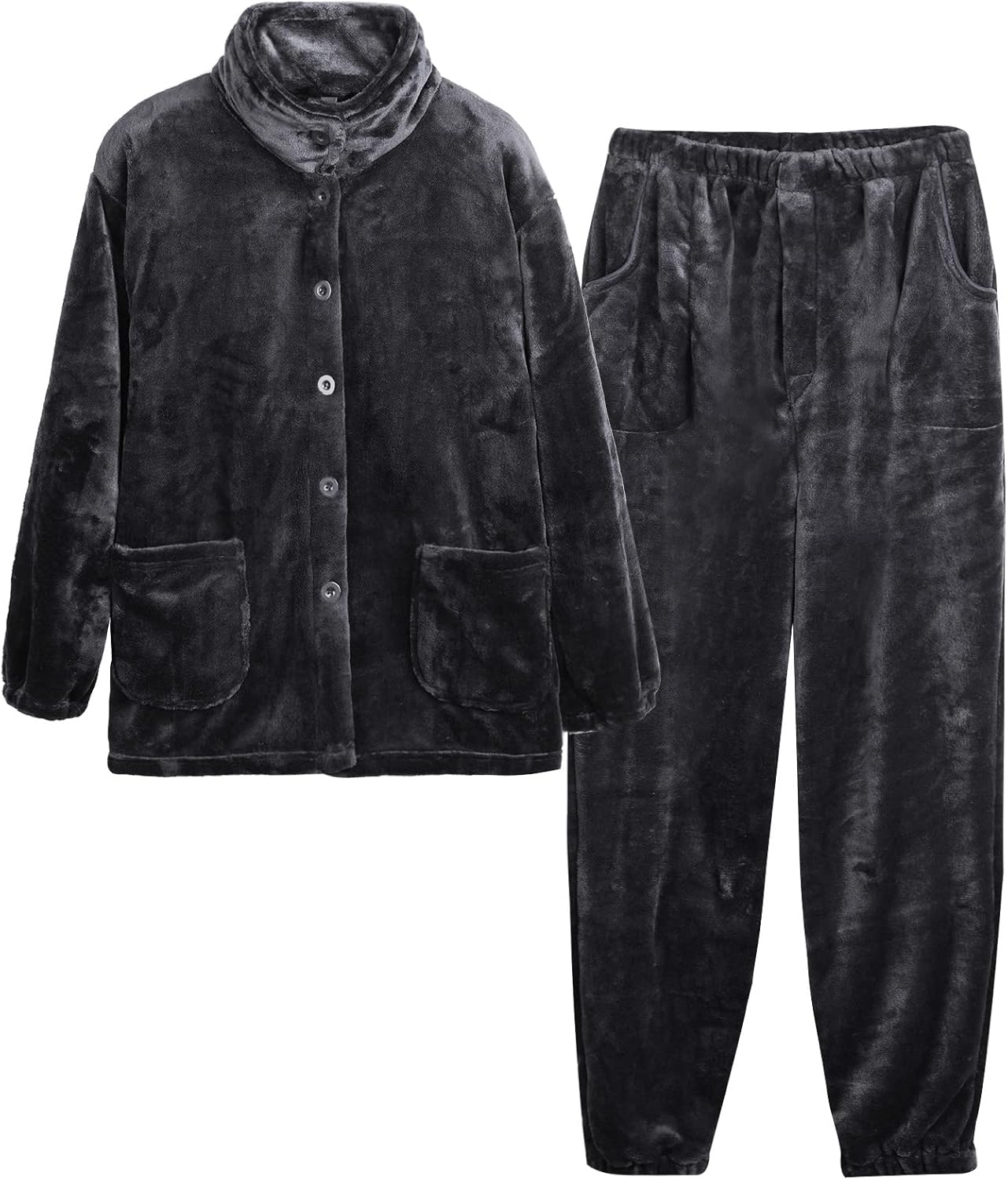 新品】ポール＆ジョー秋冬物中綿入り厚手ニットキルトパジャマ（L